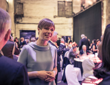 Rahvusvaheline õhtusöök president Kersti Kaljulaidi võõrustamisel